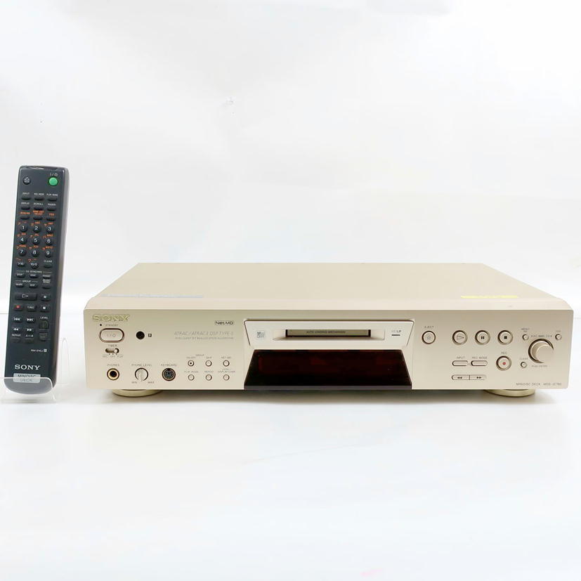 ジャンク】 SONY/ソニー□MDデッキ MDS-JE780 オーディオ リモコン付き