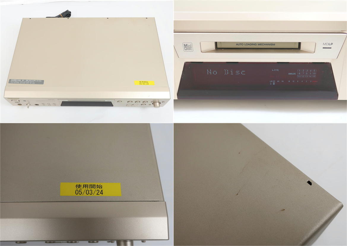 ジャンク】 SONY/ソニー□MDデッキ MDS-JE780 オーディオ リモコン付き