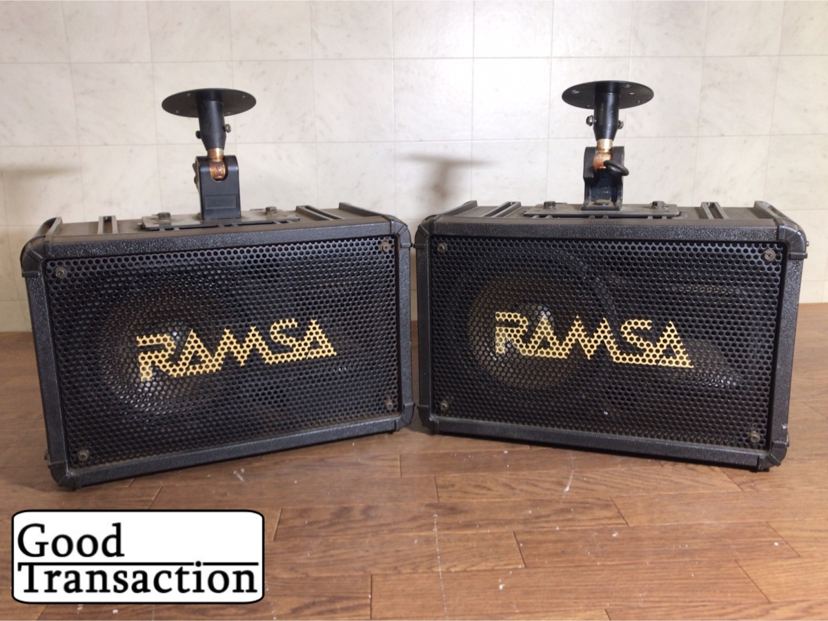 B035N033○RAMSA ラムサ スピーカー WS-A80 ペア 天吊り金具付き