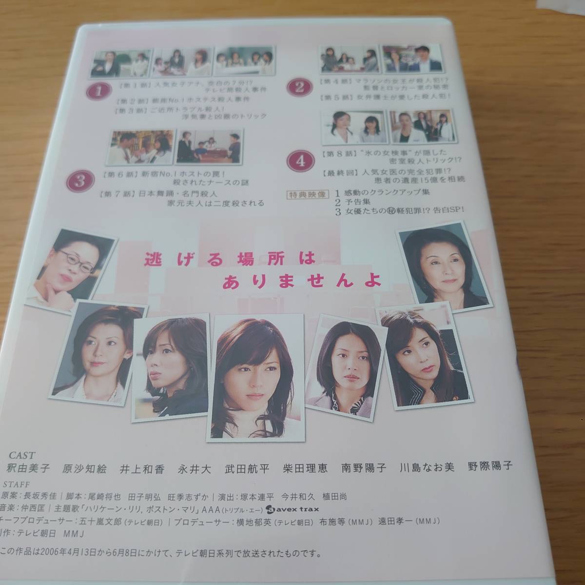 7人の女弁護士 2006/DVD BOX/4枚組/釈由美子 原沙知絵 南野陽子 川島