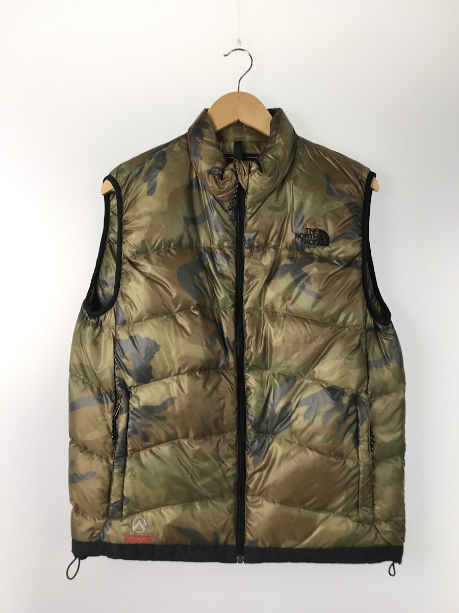 THE NORTH FACE ダウンベスト カモフラ 迷彩柄/SUMMIT SERIES 良品格安