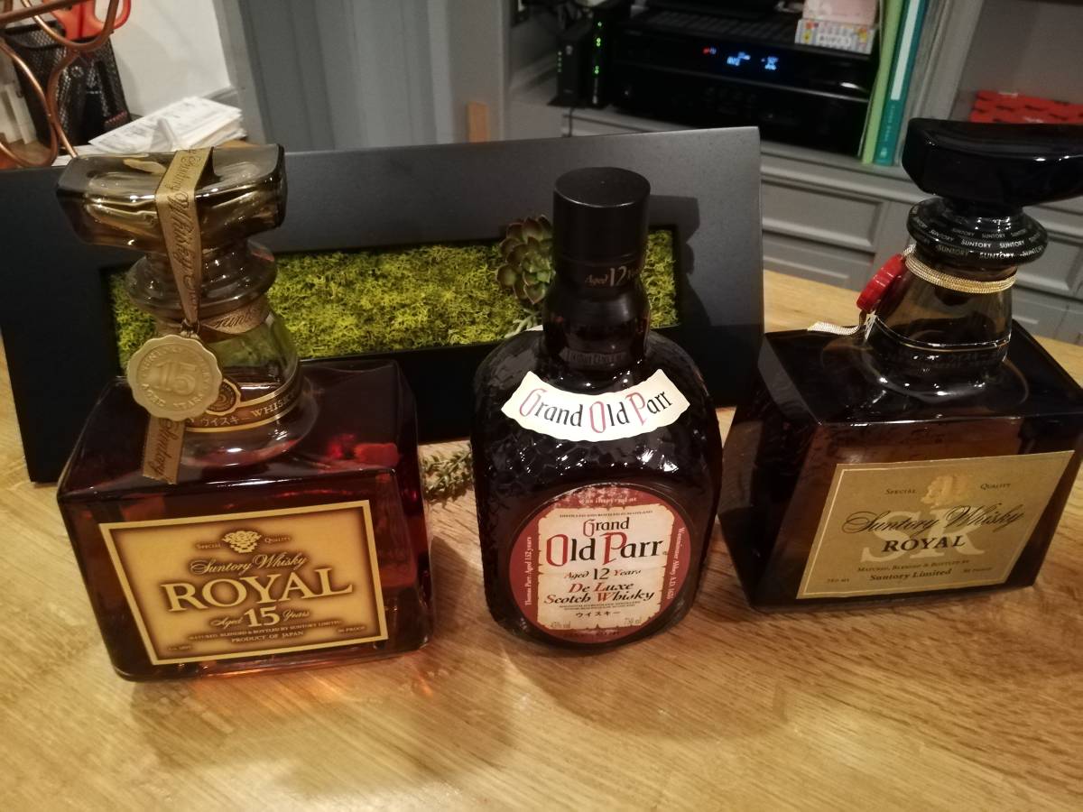 人気セール，大得価 ローヤル ROYAL 15 / グランドオールドパー Gland Old Parr 12 /サントリーローヤル Suntory Whisky ROYAL 未開栓(スコッチ)｜売買されたオークション情報、yahooの商品情報をアーカイブ公開 - オークファン スコッチ