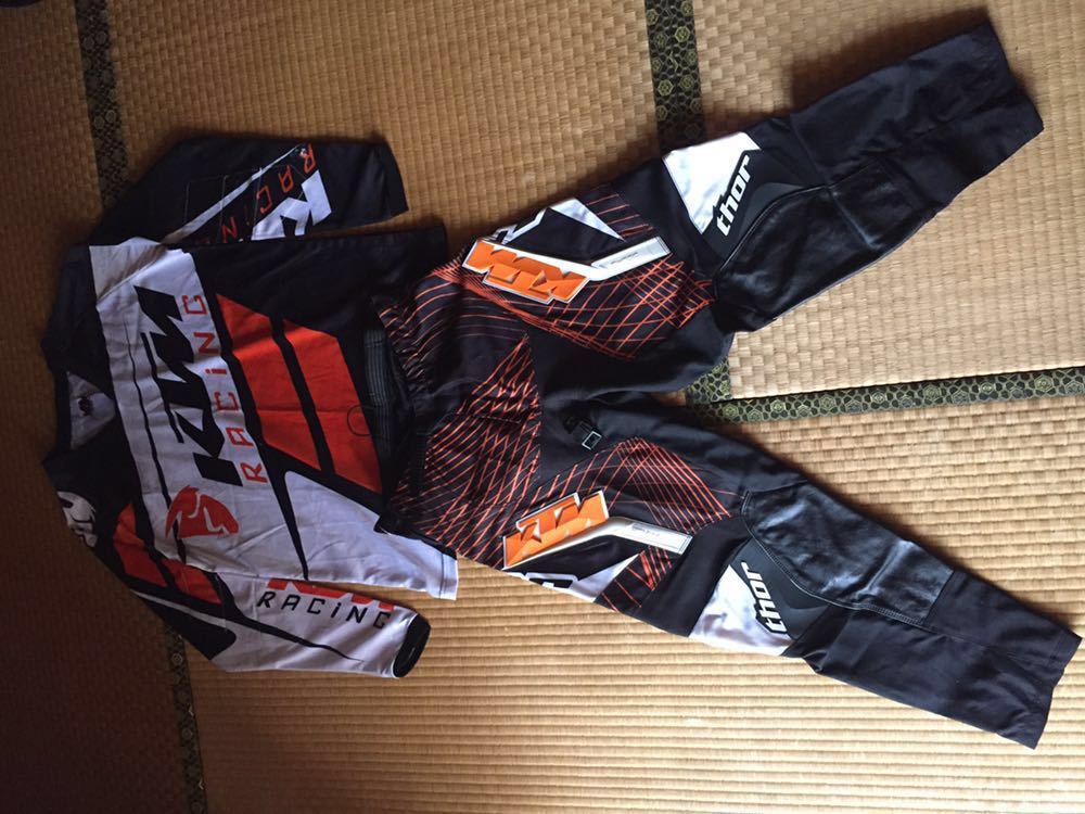 【人気セール，100%新品】 KTM オフロード モトクロス ジャージ Tシャツ Lサイズ 吸汗 速乾 バイク ウェア モトクロスパンツ 30 インチ グローブLサイズ 古着(Tシャツ)｜売買されたオークション情報、yahooの商品情報をア Tシャツ