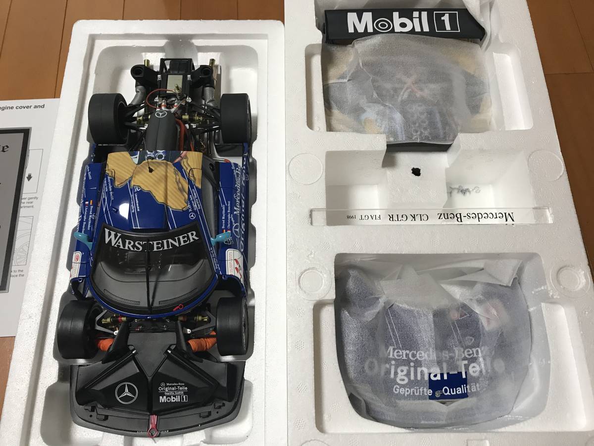 オートアート 1/12メルセデスベンツCLK GTR FIA GT 1998 オリギナルタイレ