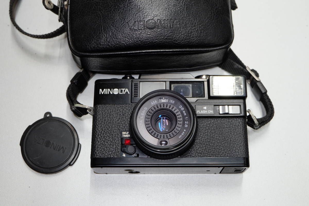 003-4/24)MINOLTAミノルタHI-MATIC 38MM F2.8 フィルムカメラ SD2
