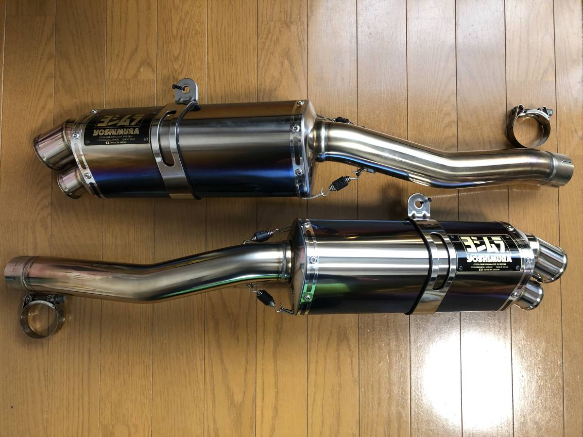 スリップオン ヨシムラ ハヤブサ レーシング GSX1300R トライオーバル 