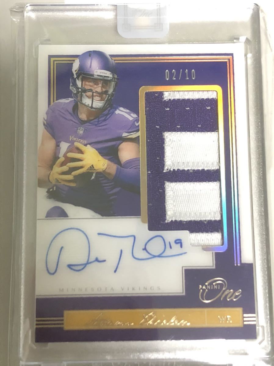 NFL】Panini One Adam Thielen auto /10
