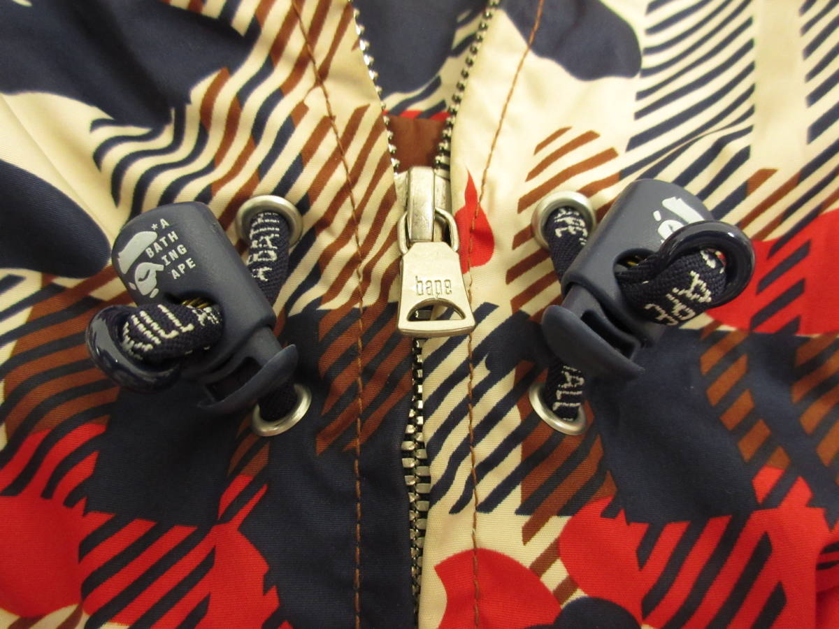 セット APE BAPE KAWS シャーク パーカー チェック L A BATHING APE