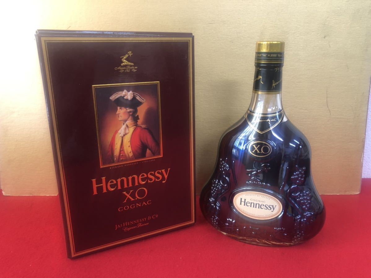  K-927 古酒 Hennessy ヘネシー XO クリアボトル 金キャップ 700ml 40% コニャック 箱付き(ヘネシー)｜売買されたオークション情報、yahooの商品情報をアーカイブ公開 - オークファン コニャック
