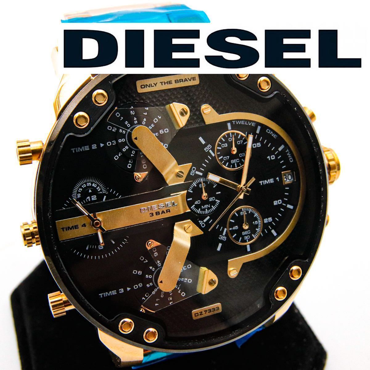 ☆未使用品☆ DIESEL ディーゼル クオーツ メンズ腕時計 MR.Daddy 2.0 