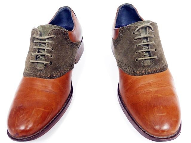 即決☆COLE HAAN☆27cm レザーレースアップシューズ コールハーン