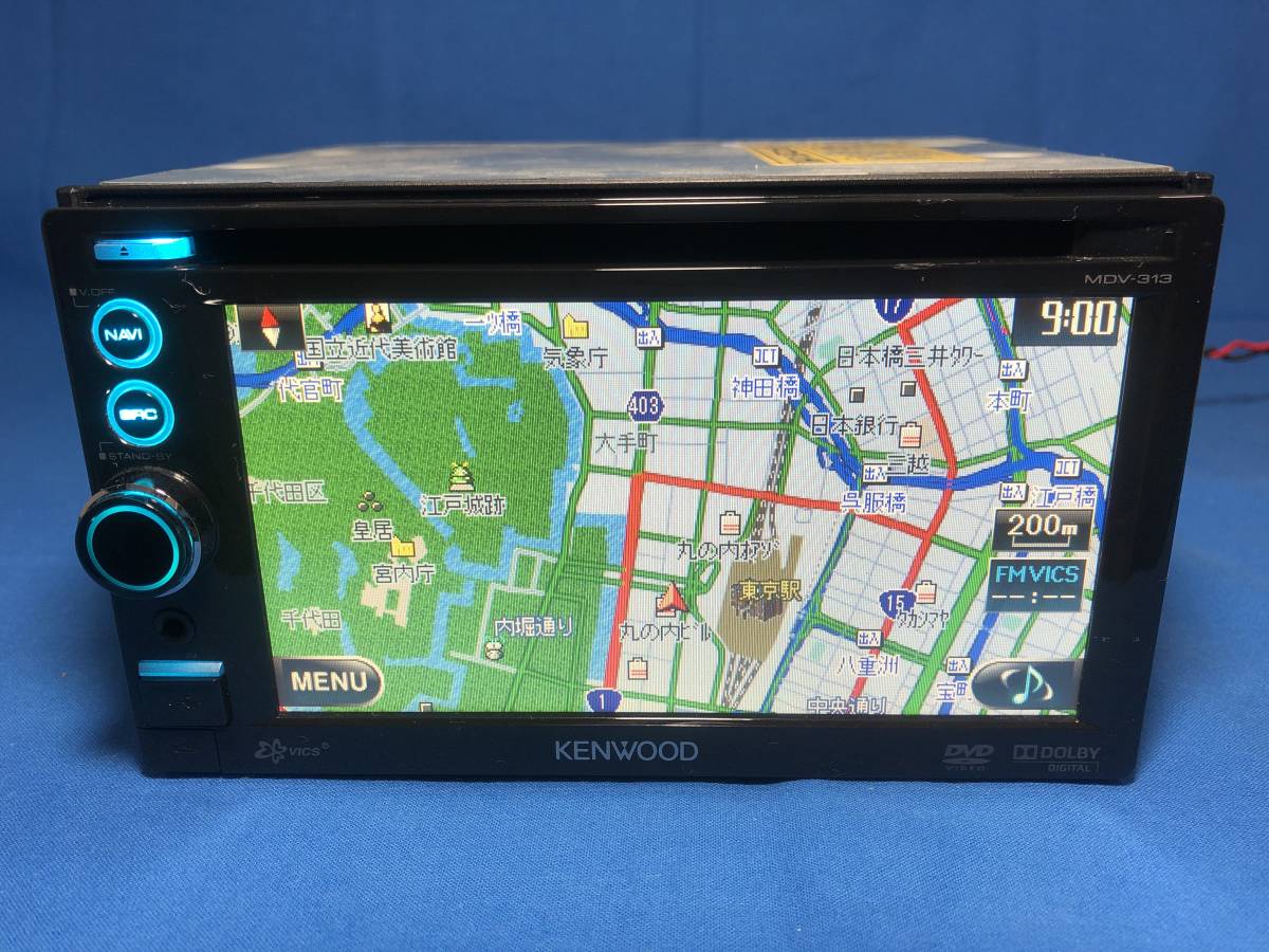 H)カーナビ KENWOOD MDV-L405 1セグ/DVD/SD/USB 2017年データ 動作確認済