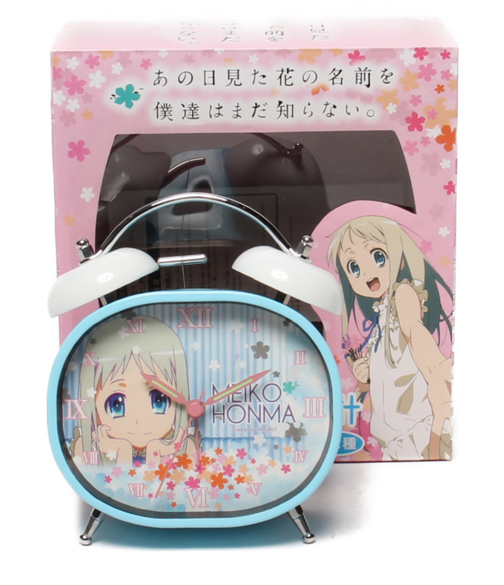 1円スタート 訳あり めんま目覚まし時計 録り下ろしボイス ライトブルー あの日見た花の名前を僕達はまだ知らない タイトー コミック アニメグッズ 売買されたオークション情報 Yahooの商品情報をアーカイブ公開 オークファン Aucfan Com