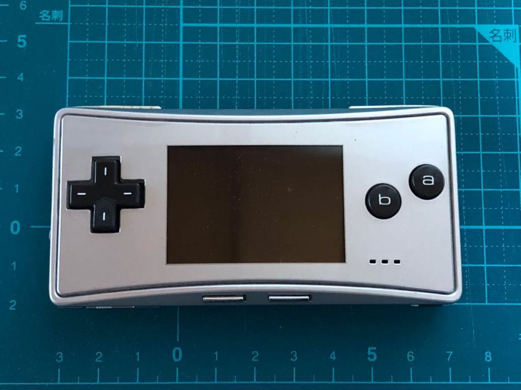 任天堂 ゲームボーイミクロ シルバー　本体 充電器 動作品 Nintendo GAMEBOY micro(ソフト他)