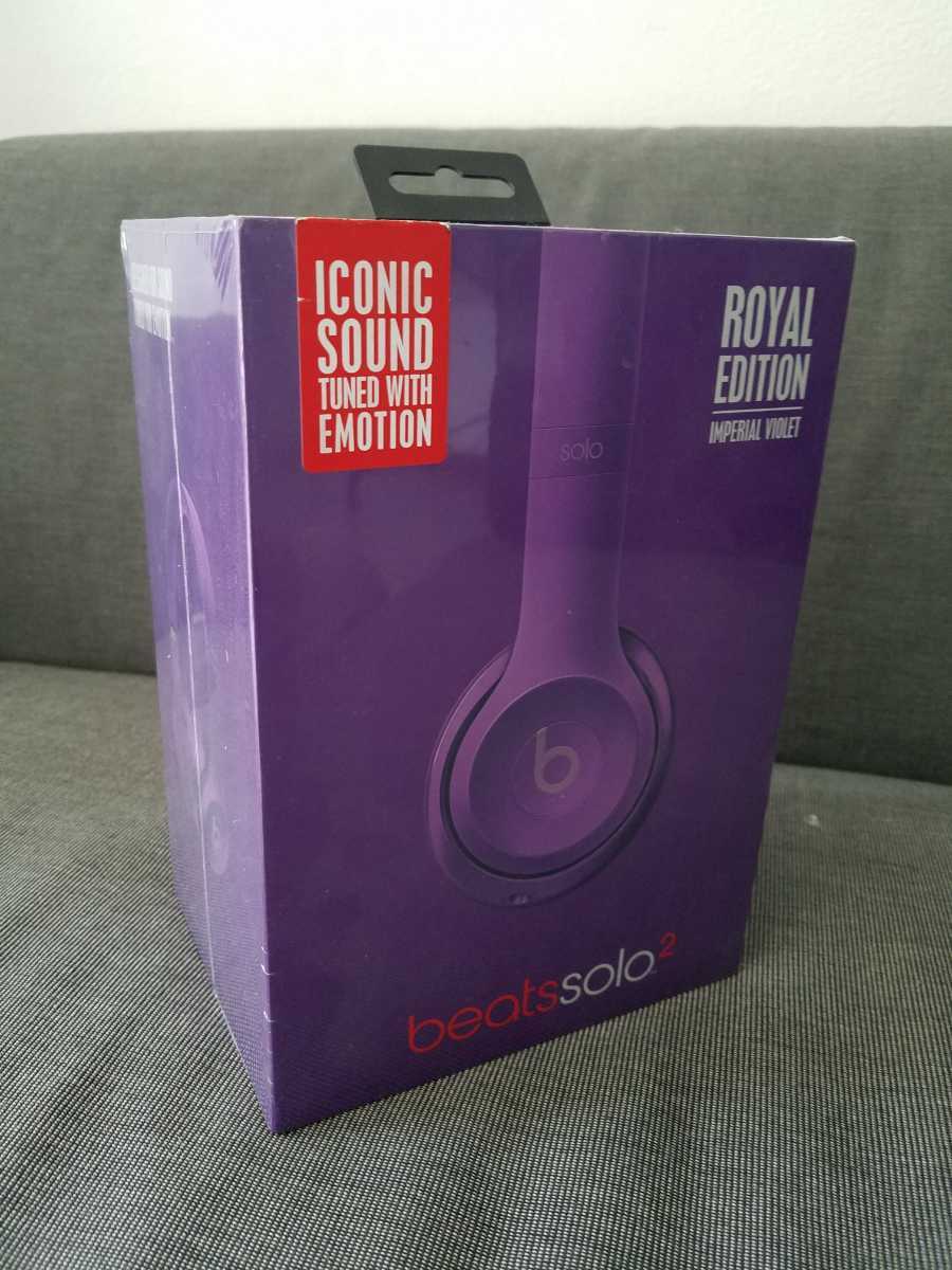 beats solo2 未使用 ROYAL EDITION インペリアルバイオレット ワイヤレスヘッドホン