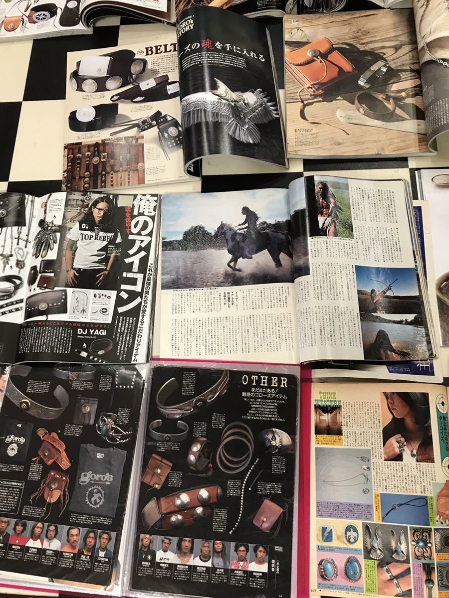 ゴローズ goros 本 雑誌 貴重 大全 イーグル フェザー タタキ クロス