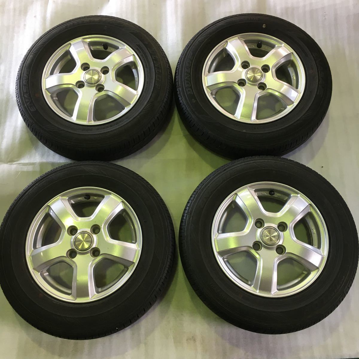 33 DUNLOP EC202 145/80R13 8.5分目 ノーマル 【公式通販】
