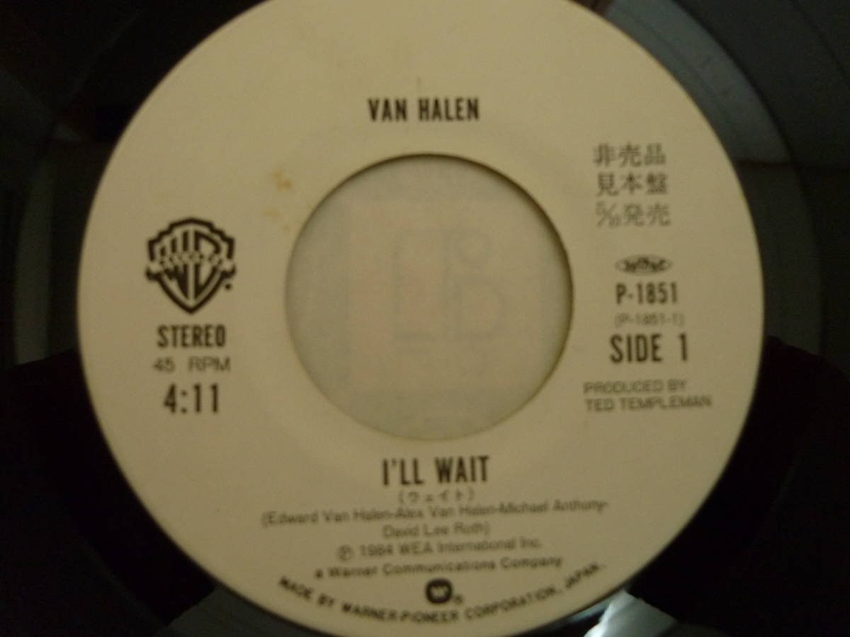 VAN HALEN/I'LL WAIT ヴァン ヘイレン/ウェイト 国内盤/見本盤 白ラベル/EP盤(Van Halen)｜売買された ...