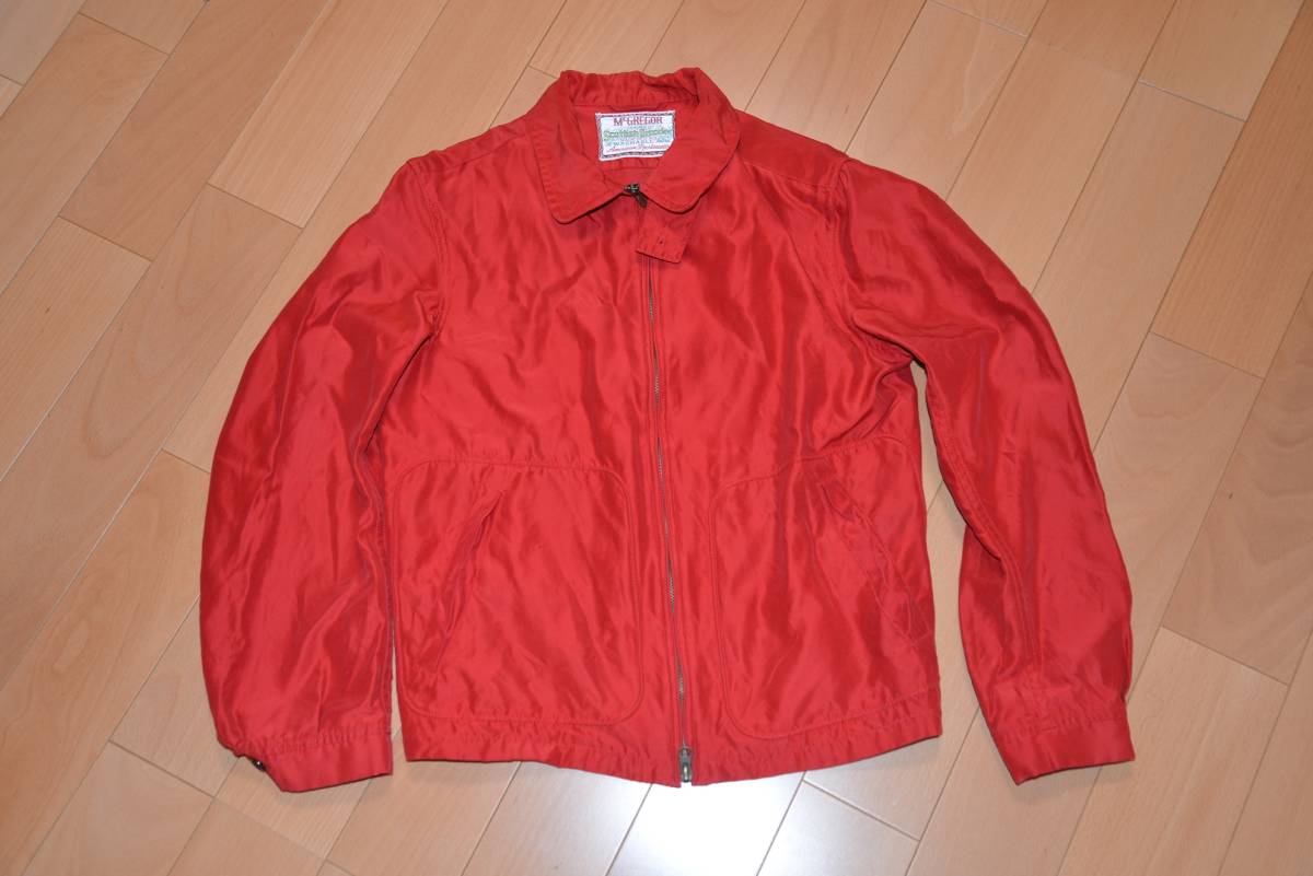 ☆ アメリカ製 マクレガー ドリズラー ジャケット レッド Made in USA