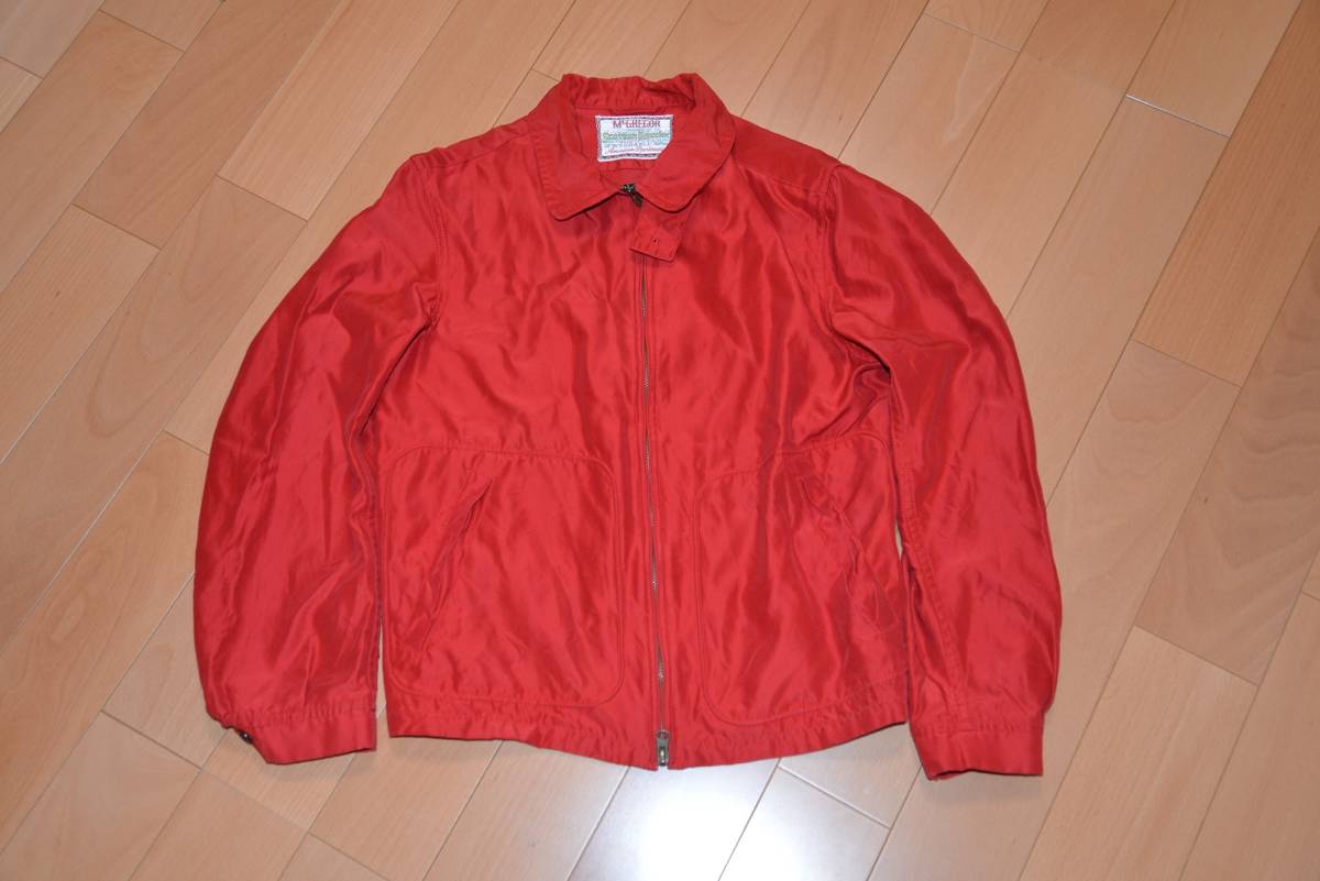 ☆ アメリカ製 マクレガー ドリズラー ジャケット レッド Made in USA