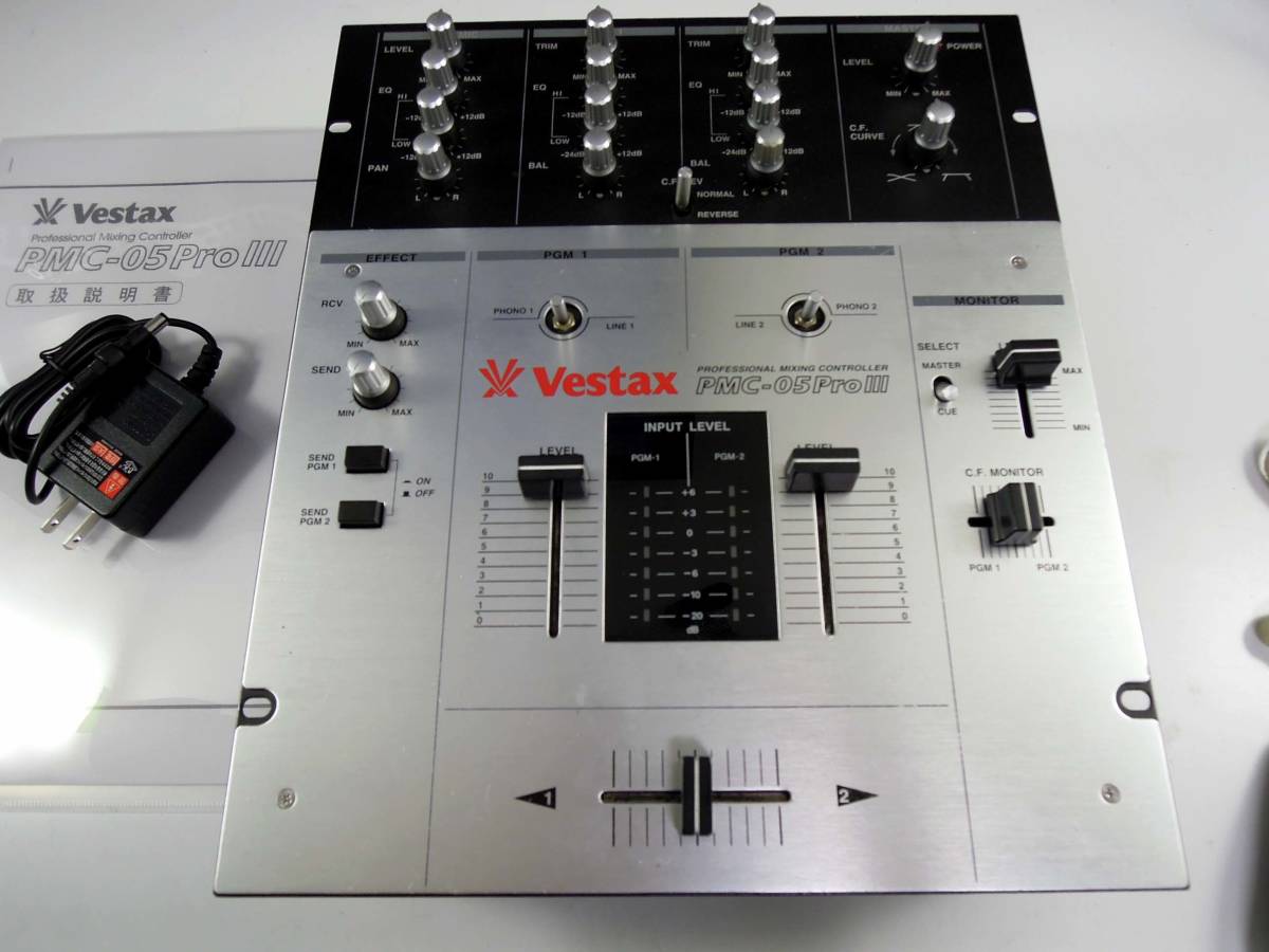 Vestax ベスタクス VESTAX PMC-05ProⅢ DJミキサー - Mixer VCA 公式