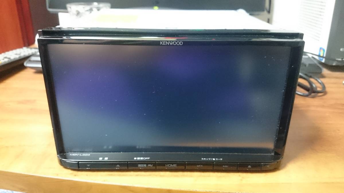 KENWOOD メモリーナビ　MDV-L404 17年製　地図データ16年