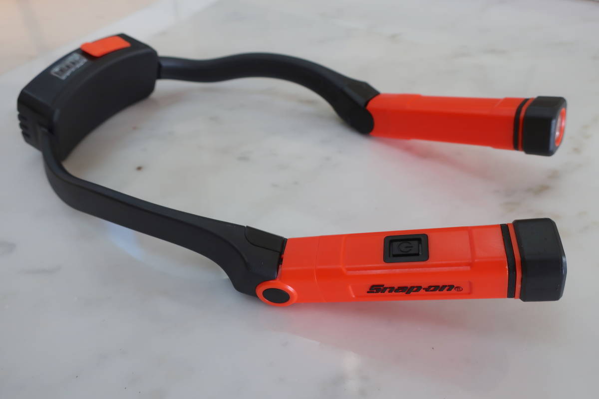 スナップオン LED ネックライト 新品未使用 オレンジ スナップオン