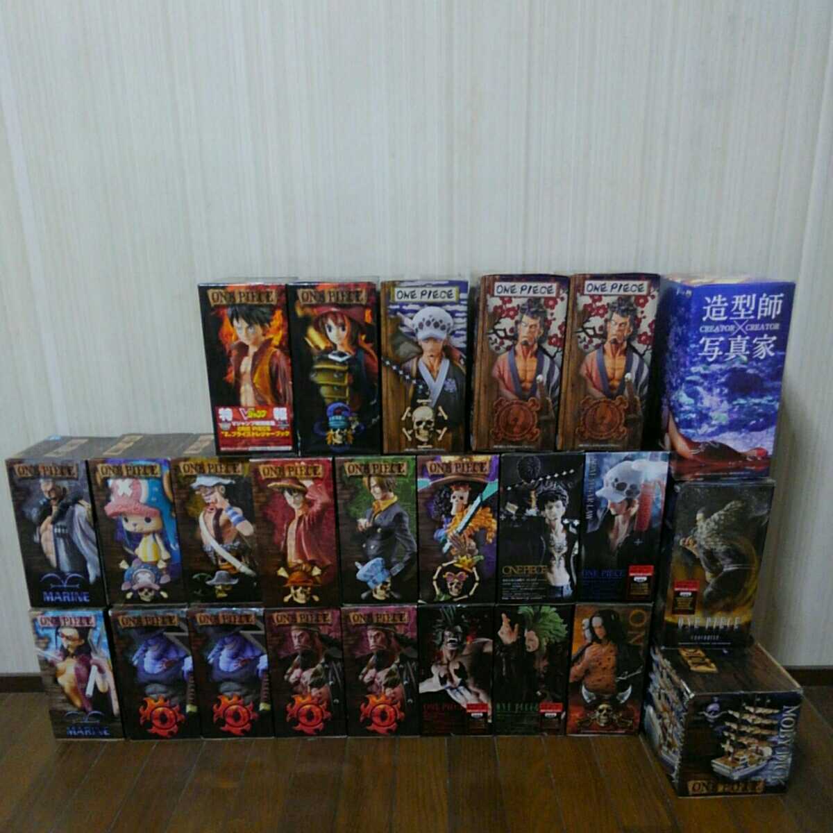 プライズフィギュア まとめ売り24点(ワンピース) ワンピース未開封フィギュア24体まとめ売り。ワンピース ONE PIECE DXF