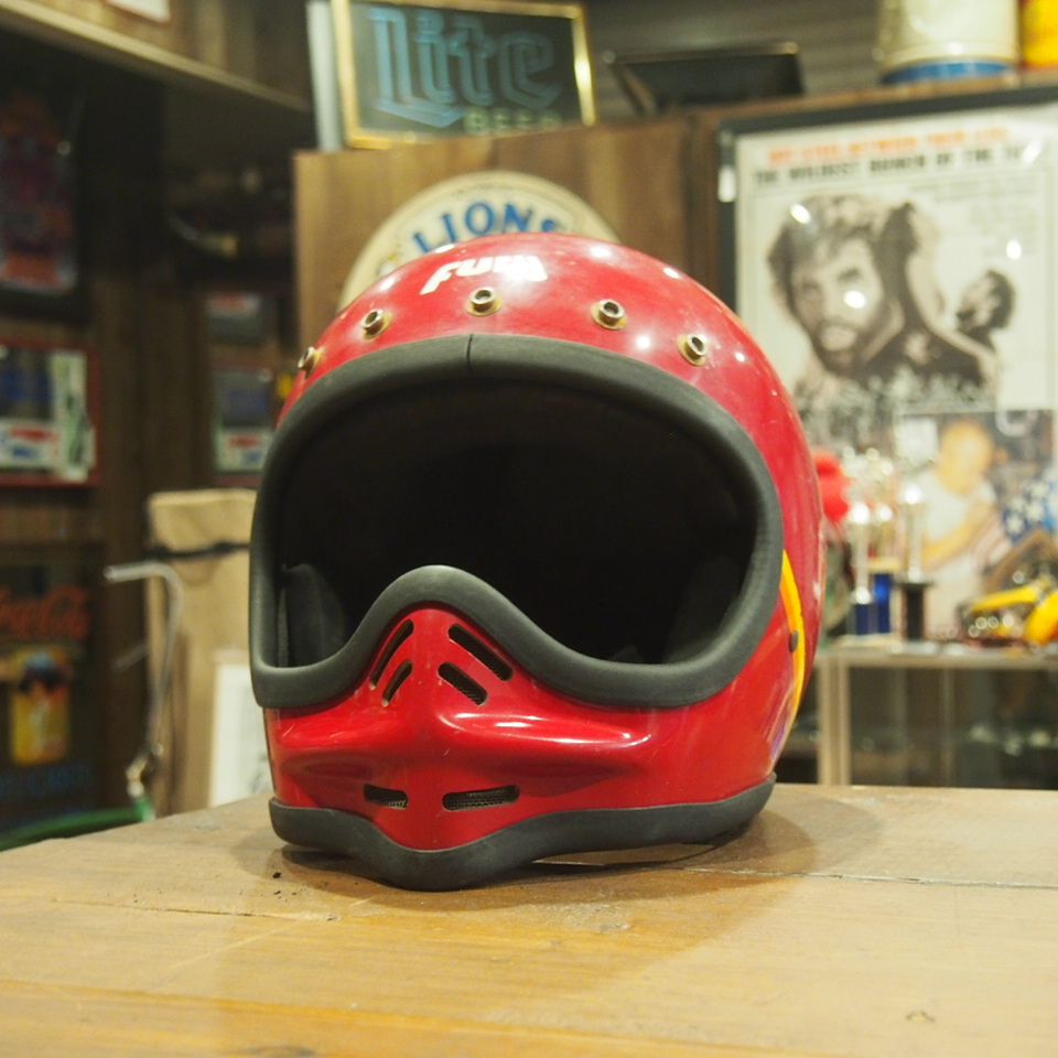 ビンテージ ヘルメット ASC FURY 500 モトクロス MX 赤 madmax 当時物