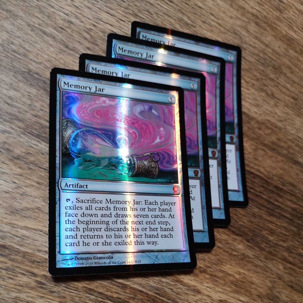記憶の壺 foil 日本語 FoilMTG 記憶の壺 Memory Jar ウルザズ