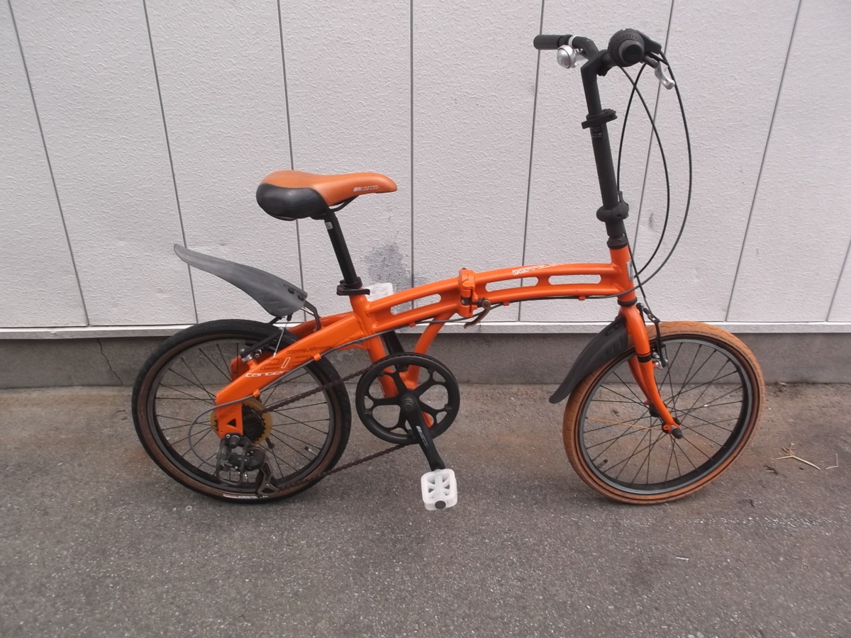 自転車 1円 ドッペルギャンガー 折畳み 外装7ギア 自転車整備士点検 