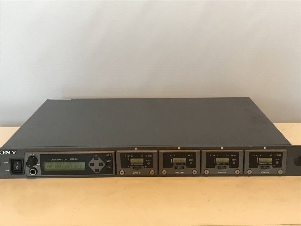 SONY ソニー TUNER BASE UNIT MB-8N アンテナ無し 取扱説明書無し 設定