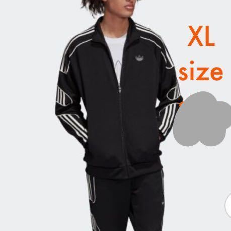 セール，本物保証 adidas Originals オリジナルス フレイムストライク トラックジャケット FLAMESTRIKE TRACK JACKET ブラック XL メンズ ジャージ 黒(アディダス)｜売買されたオークション情報、yahooの商品情報をアーカイ ジャージ