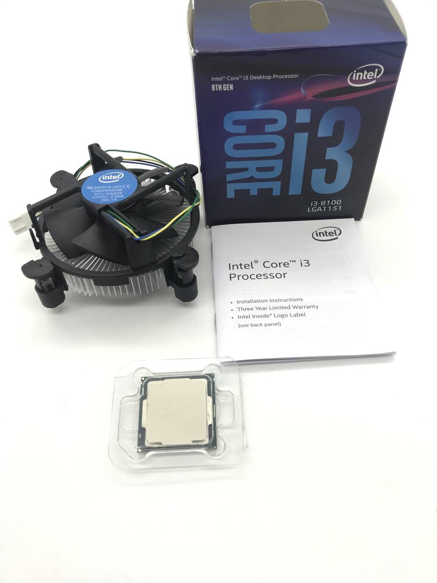 インテル 【大黒屋】 Inte/インテル Core i3-8100 3.6GHz 6Mキャッシュ 