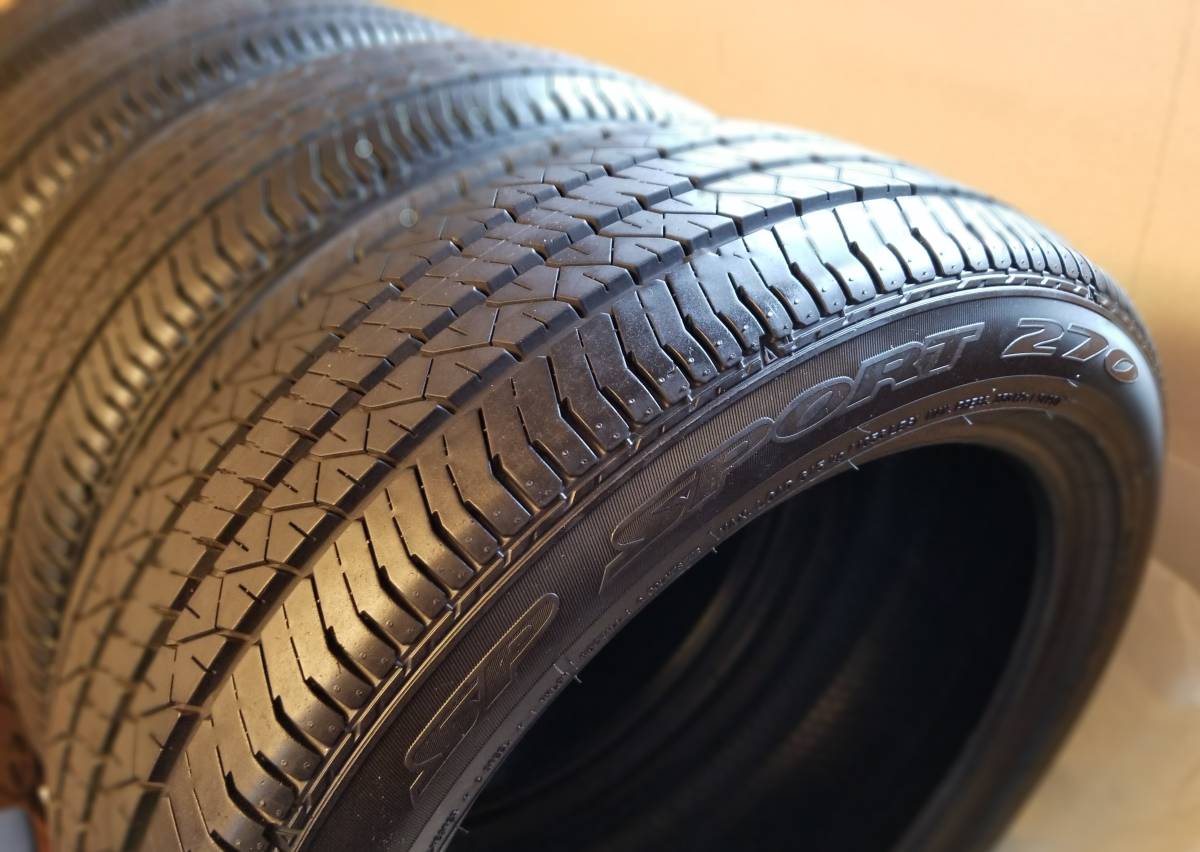 ☆中古タイヤ4本セット ダンロップSPスポーツ270[215/50 R17]溝6mm