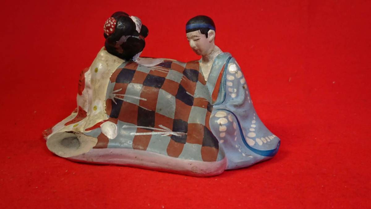 博多人形 工芸品 裏絵 春画人形 春画 枕絵 艶画 裏隠し春画
