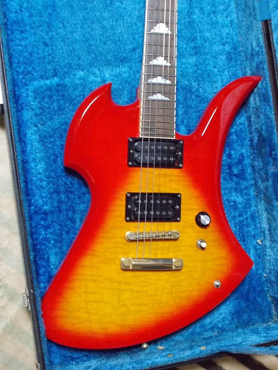 Tony smith トニースミス モッキンバードタイプ エレキギター 黒系☆現状品