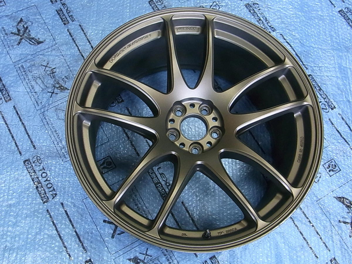 WORK ワーク EMOTION CR Kiwami 極 19インチ 9.5J +38 5H PCD 100 