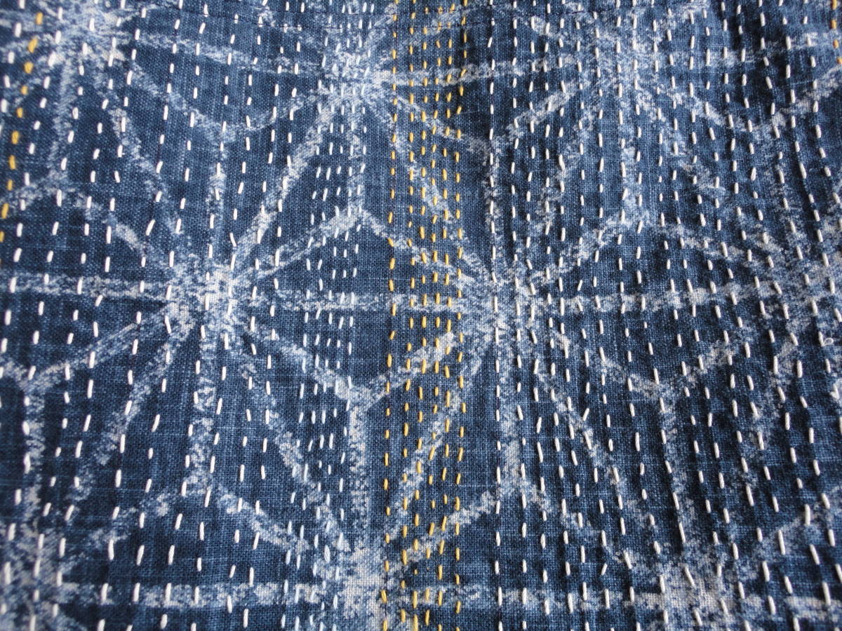 ハンドメイド☆手提げバッグ☆古布☆刺し子☆絣☆酒袋 ハンドメイド