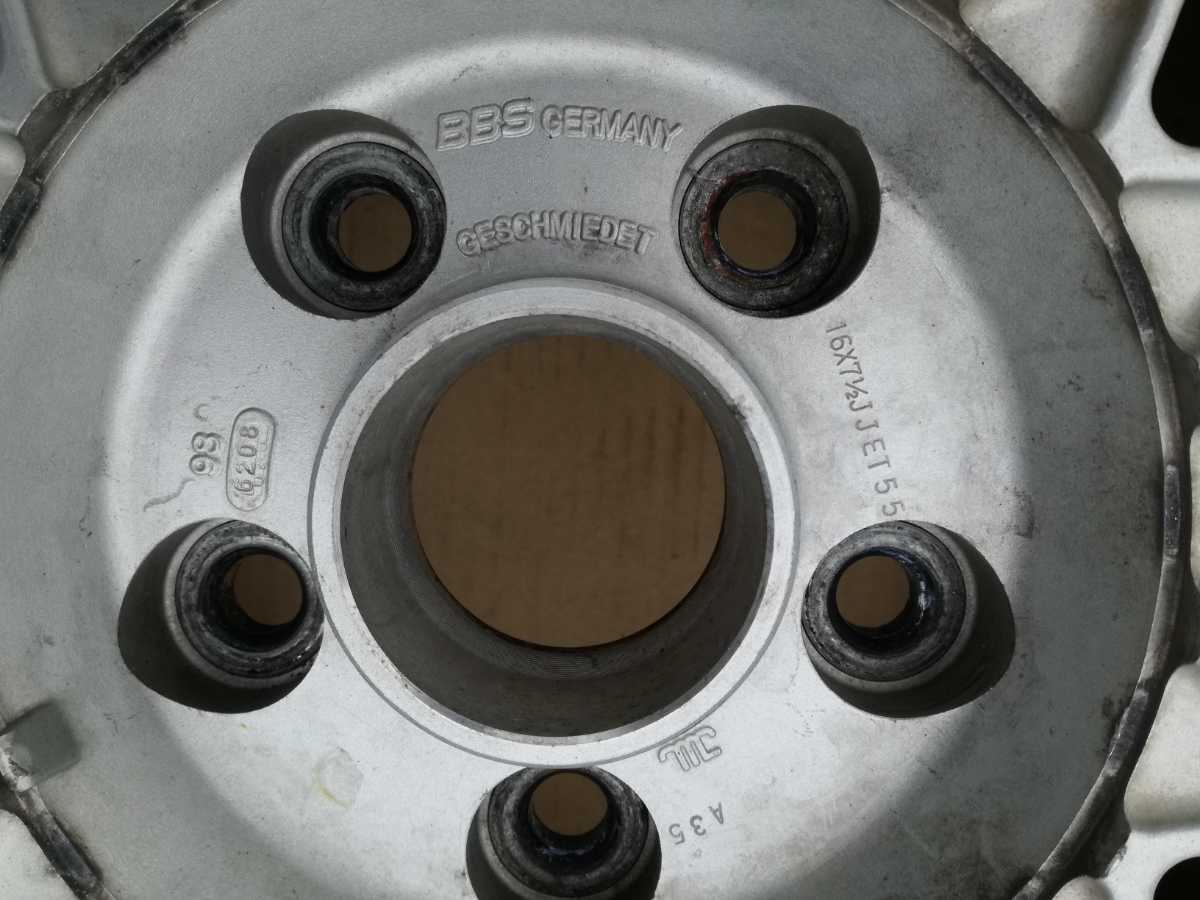 BBS RG 16×7 1/2JJET55 4本 中古品(oz bbs rs lm rg rays forged 好きの方へ)_6