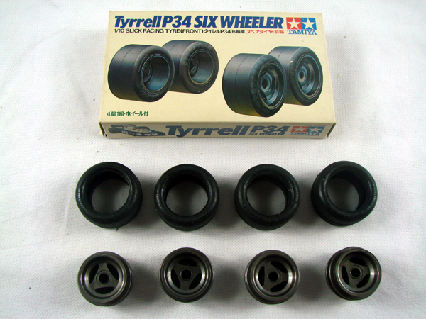 希少！小鹿タミヤ Tyrsell P34 SIX WHEELER前輪スペアタイヤ 希少