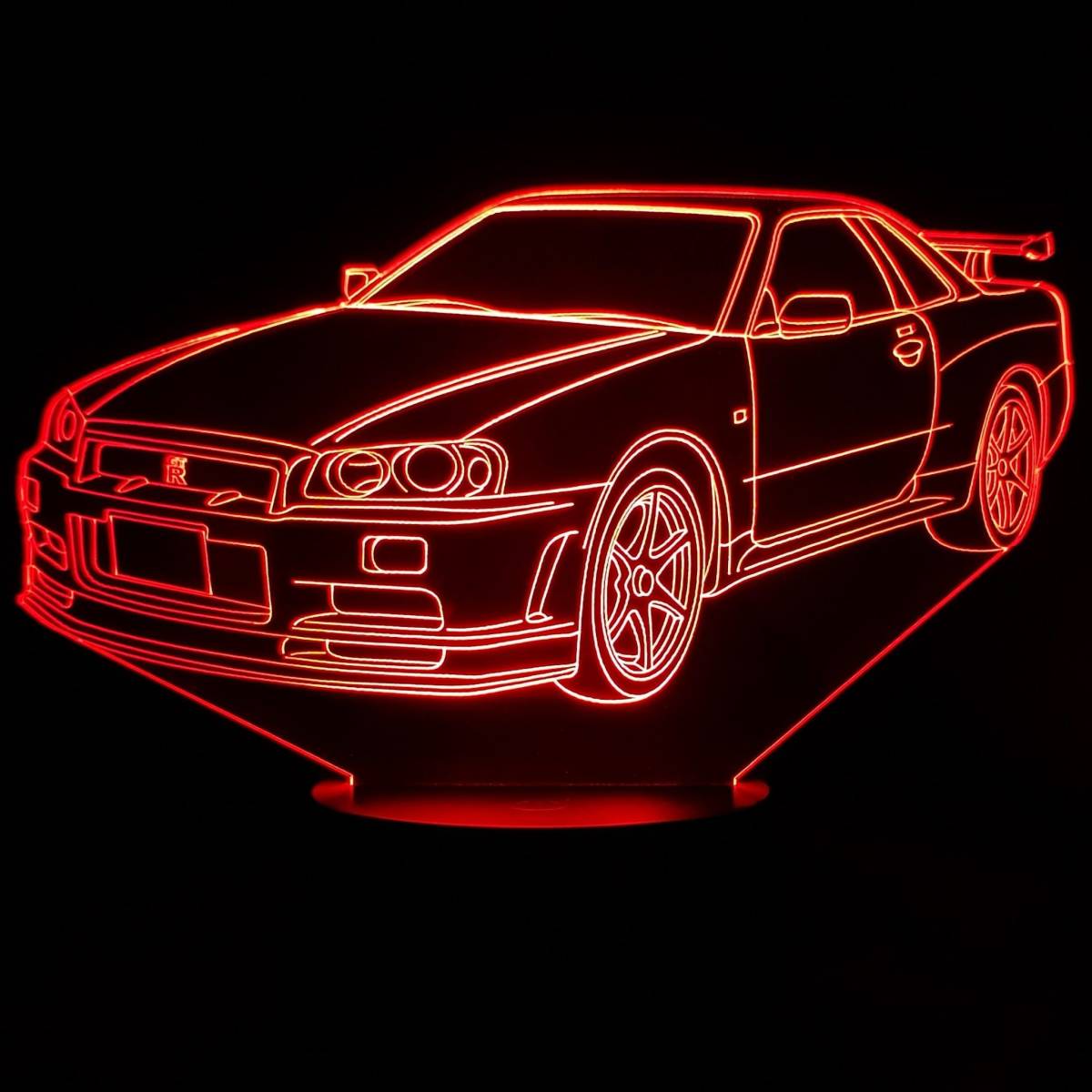R34 - GTR Nissan Neon 3D LED Skyline Sign Etsy NISSAN SKYLINE for 