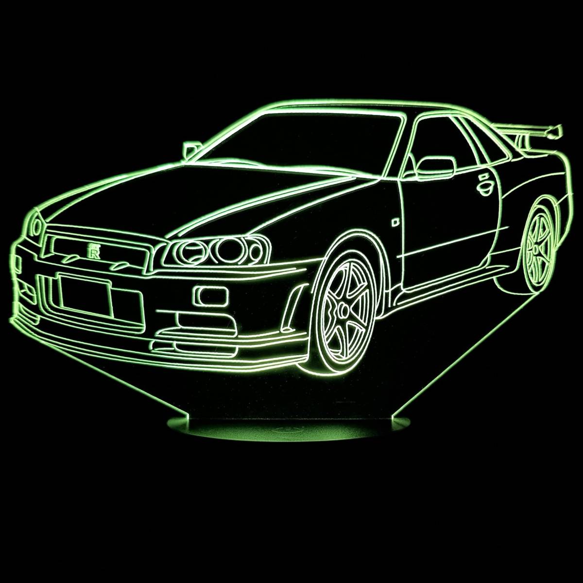 R34 - GTR Nissan Neon 3D LED Skyline Sign Etsy NISSAN SKYLINE for 