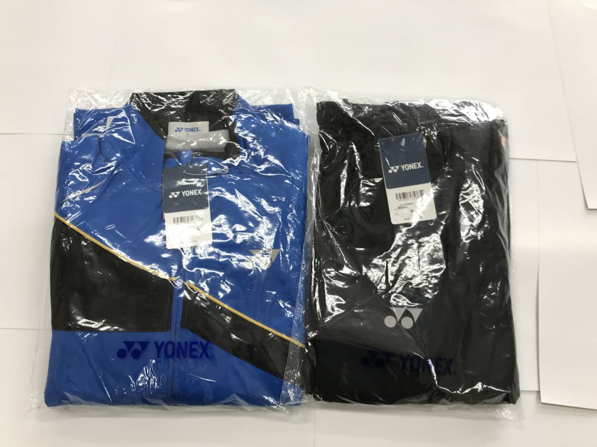  半額 ヨネックス ウィンドウォーマーシャツ ブルー パンツ ブラック 上下セット Mサイズ(ウォームアップ)｜売買されたオークション情報、yahooの商品情報をアーカイブ公開 - オークファン ウォームアップ