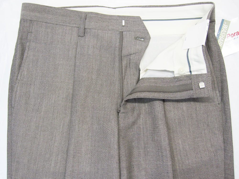 STILL HAND BY 26SSガーメントダイワンタックパンツ(BEIGE ワンタック