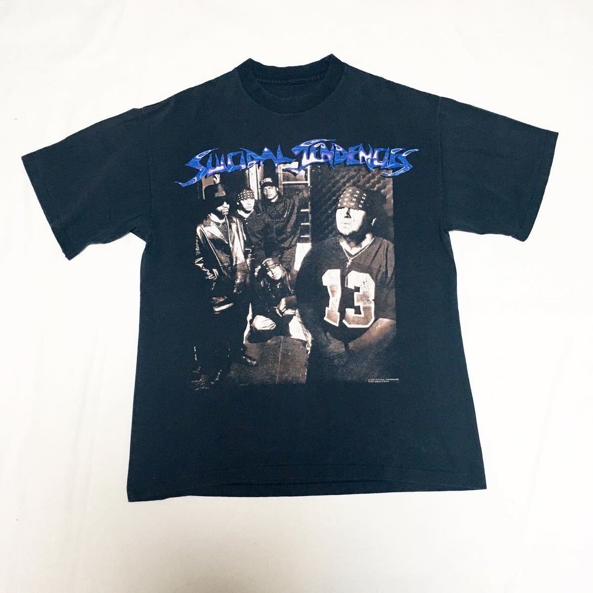 レア 90s ビンテージ SUICIDAL TENDENCIES 両面プリント バンド T  