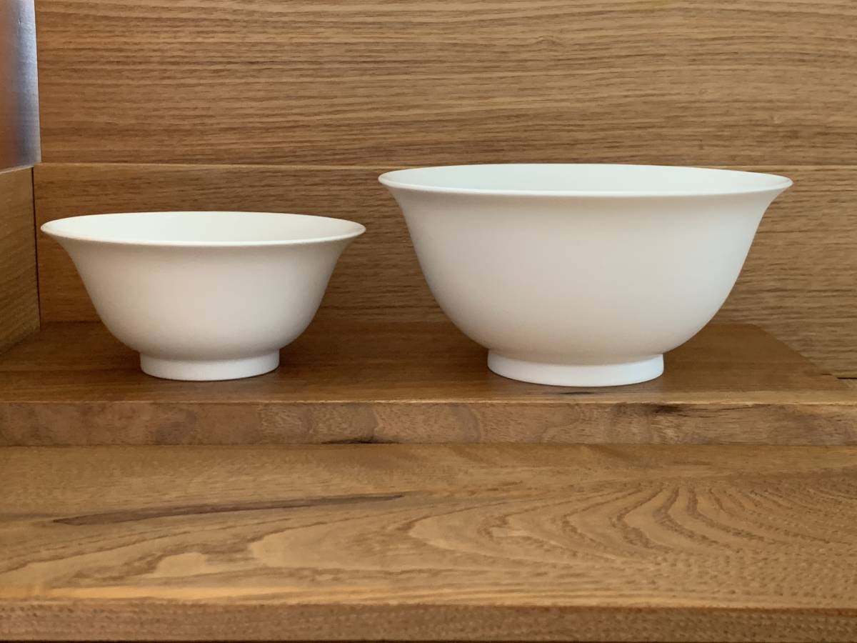 大谷哲也　飯碗①、② セット 磁器] 飯碗(大)＆(小)ペアセット[2個]☆大谷哲也(作)☆陶芸家/人気作家