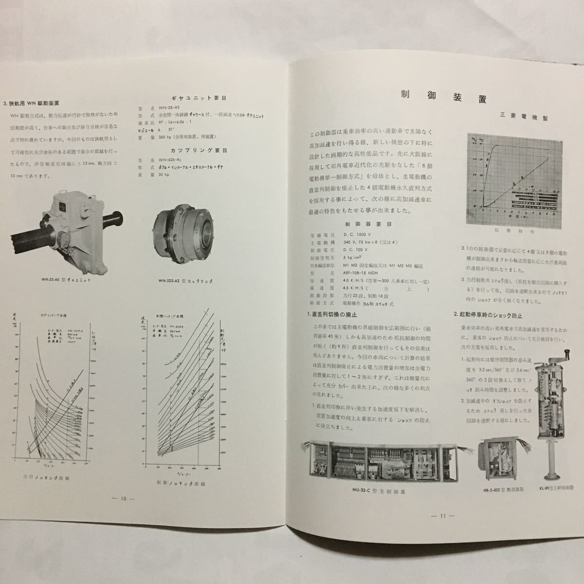 近鉄南大阪線6801型ラビットカー車両カタログ/1957年9月◇近畿日本鉄道