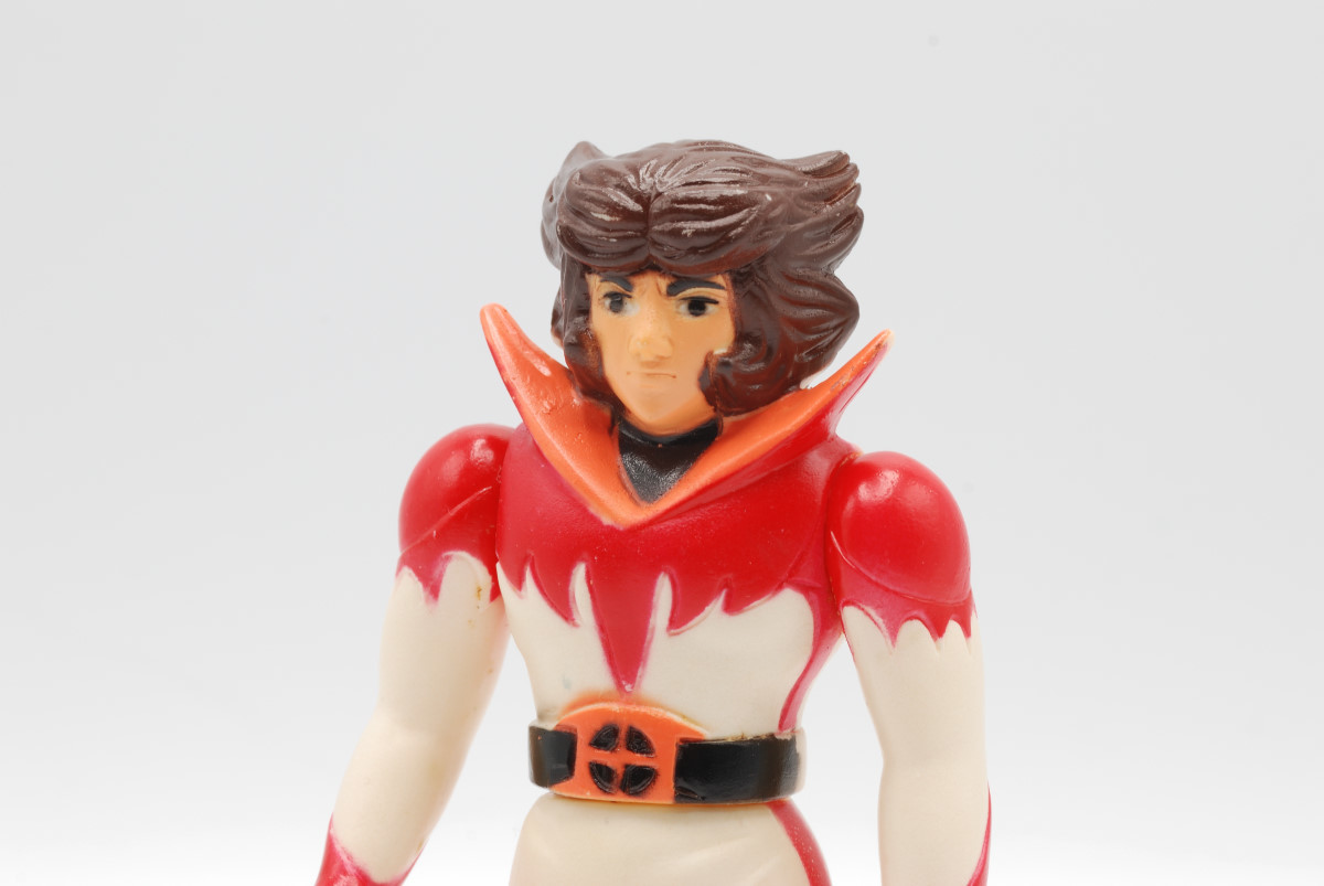 ゴレンジャー アカレンジャー ソフビ パチ 無版権 全長20㌢（ポピー