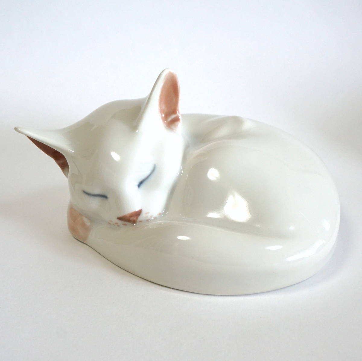 フィギュリン ロイヤルコペンハーゲン 猫 置物 L21即決 #422 置物